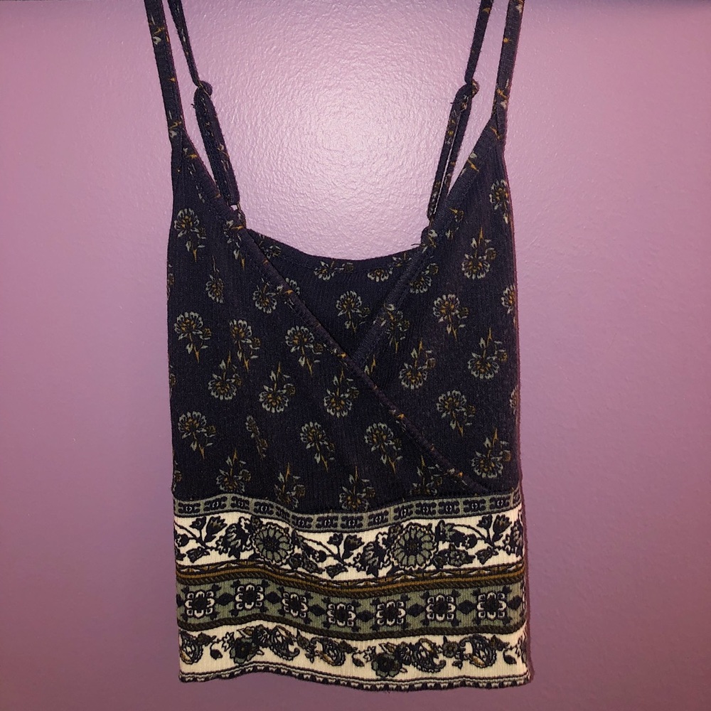 Patterned crop top